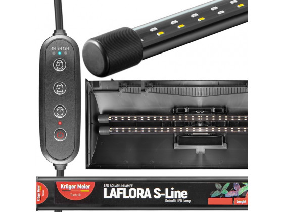 Світильник Kruger Meier LAFLORA S-Line 120 112см 18W LED для акваріума з таймером