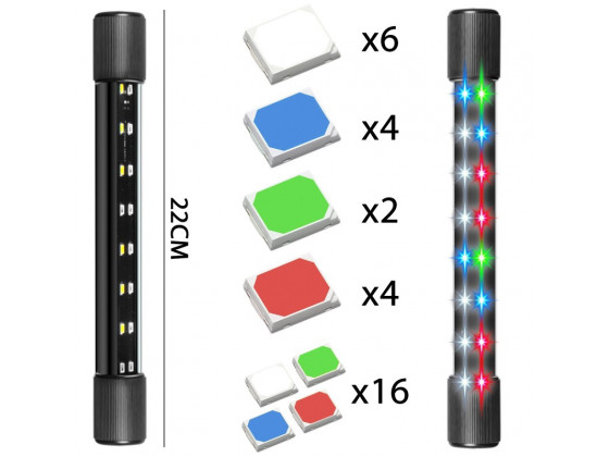 Світильник Kruger Meier LAFLORA S-Line 30 22см 3W LED для акваріума з таймером