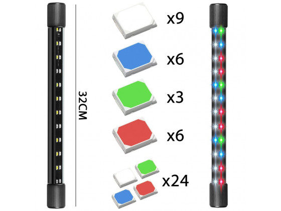 Світильник Kruger Meier LAFLORA S-Line 40 32см 4.5W LED для акваріума з таймером