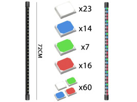 Світильник Kruger Meier LAFLORA S-Line 80 72см 12W LED для акваріума з таймером