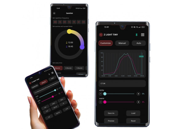 Світлодіодна лампа для акваріуму Chihiros Z Light Tiny LED з керуванням через додаток