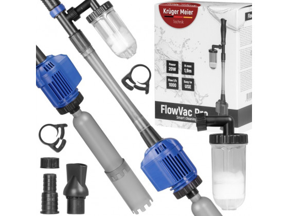 Сифон для акваріума Kruger Meier FlowVac Pro 4-в-1