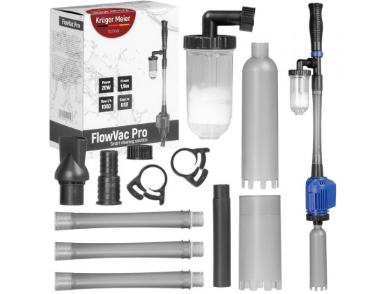 Сифон для акваріума Kruger Meier FlowVac Pro 4-в-1