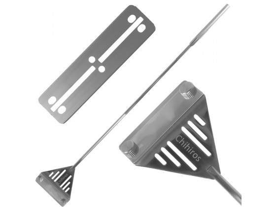 Скребок для акваріумного скла Chihiros Algae Scraper 65 см з нержавіючої сталі з 10 змінними лезами