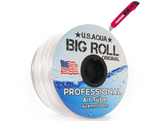 Шланг U.S.AQUA Airline Clear прозрачный 4/6 1м.