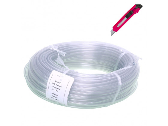 Шланг для компресора Schego PVC-hose 4/6 1м. 