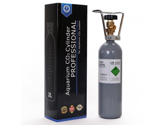 Баллон CO2 многоразовый Aquario BLUE 2л 47см