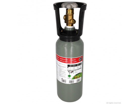 Баллон CO2 с плоским дном Aqua Nova, металл, 2л.