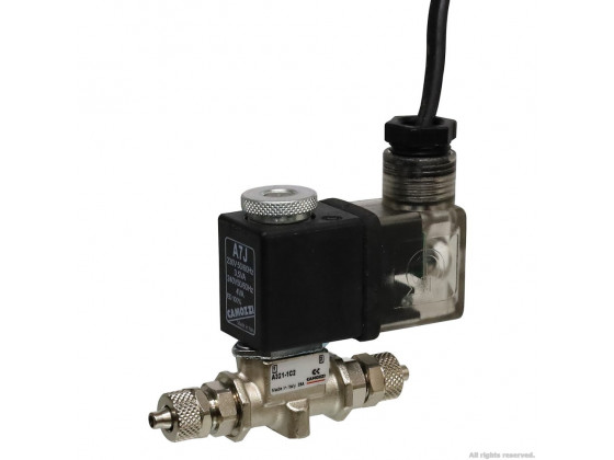Электроклапан для систем СО2 Camozzi 4/6мм A321 220V с индикацией