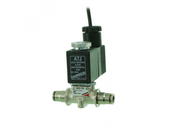 Электроклапан для систем СО2 Camozzi 4/6мм A321 220V быстросъемный