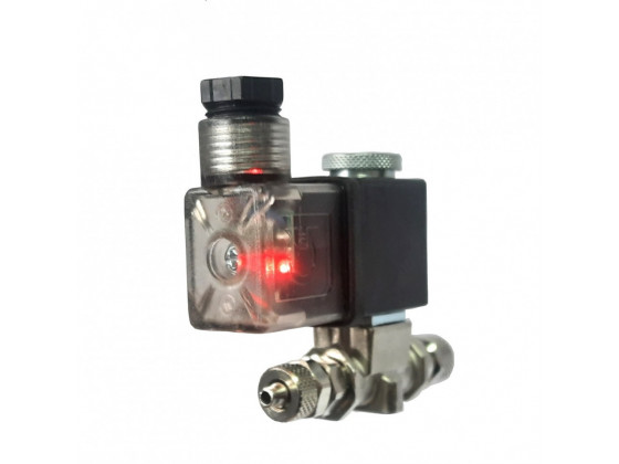 Электроклапан для систем СО2 Camozzi 4/6мм A321 24V с индикацией