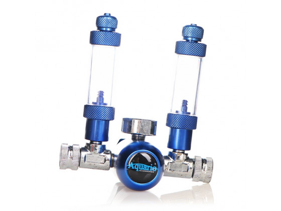 Редуктор CO2 Aquario BLUE TWIN Standard на два виходи