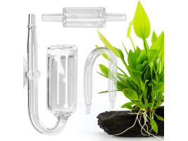 Скляний дифузор 15мм, коліно, зворотний клапан CO2 Kruger Meier NeXus Set CO2