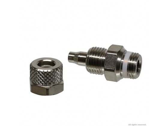 Фітинг з 1/8 під шланг 4/6мм Camozzi 1511 6/4 - 1/8 