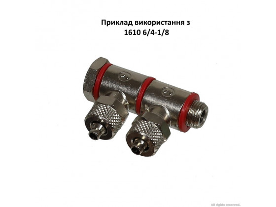 Фітінг дворівневий болт Camozzi 1631 02-1/8