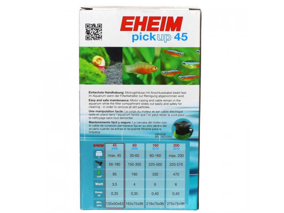 Внутренний фильтр Eheim pickup 45