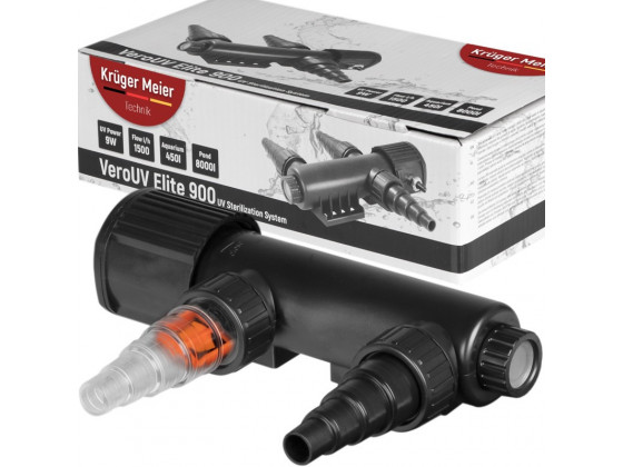 Стерилізатор Kruger Meier VeroUV Elite 900 9W для акваріумів до 450 л і ставків до 8000 л