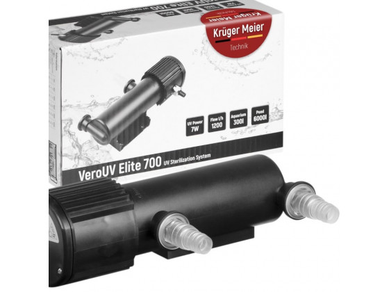 Стерилізатор Kruger Meier VeroUV Elite 700 7W для акваріумів до 300 л і ставків до 6000 л