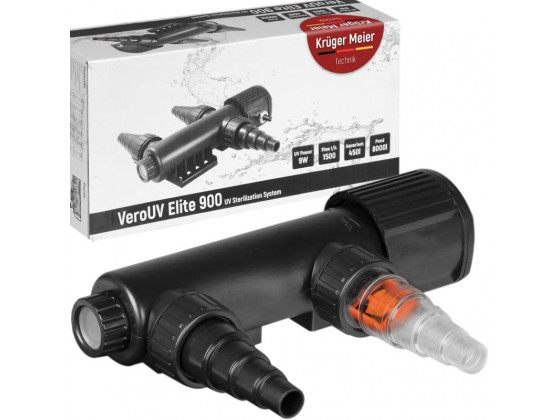 Стерилізатор Kruger Meier VeroUV Elite 900 9W для акваріумів до 450 л і ставків до 8000 л