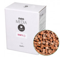 Наполнитель для биофильтрации с понижением pH Neo Media Soft S Premium Quad 1 л