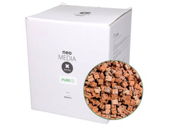 Наполнитель для биофильтрации с нейтральным pH Aquario Neo Pure S Premium Quad 5 л