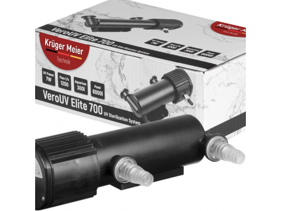 Стерилізатор Kruger Meier VeroUV Elite 700 7W для акваріумів до 300 л і ставків до 6000 л