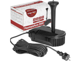 Фонтан-фильтр для пруда Kruger Meier FountainPure 2000 – 3 в 1: насос, фильтр, фонтан