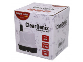Помпа подъемная с низким погружением Kruger Meier ClearGenix 1800 л/г для фонтанов, аквариумов, емкостей