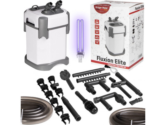 Наружный фильтр Kruger Meier Fluxion Elite 1000 UVC PRO для аквариумов 80-180 литров