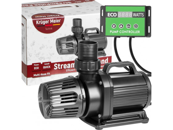 Энергоэффективный насос для пруда Kruger Meier StreamPulse Pond 20000 л/ч с контроллером