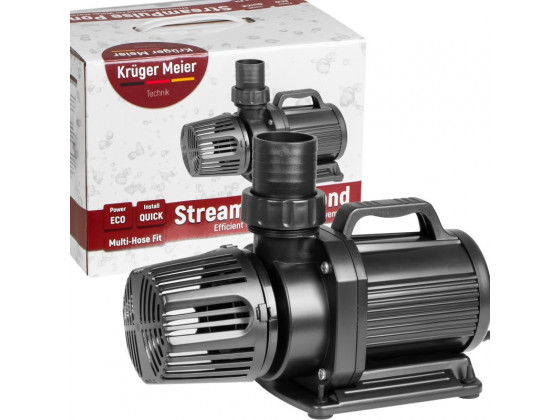 Энергоэффективный насос для пруда Kruger Meier StreamPulse Pond 20000 л/час с защитой