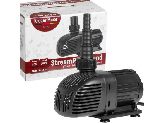Энергоэффективный насос для пруда Kruger Meier StreamPulse Pond 4000 л/час с защитой