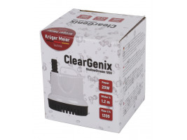 Помпа подъемная с низким погружением Kruger Meier ClearGenix 1200 л/г для фонтанов, аквариумов, емкостей