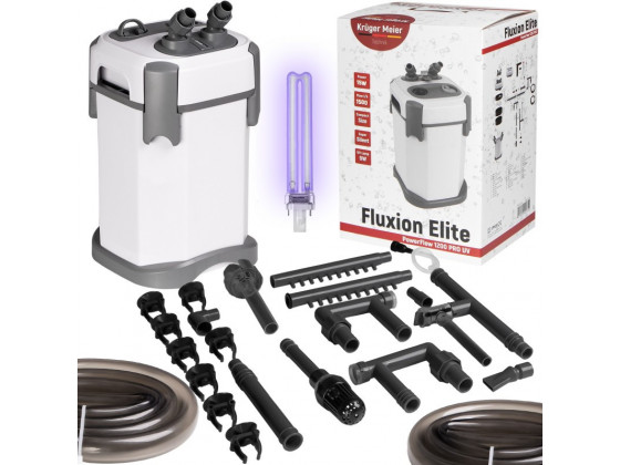 Зовнішній фільтр Kruger Meier Fluxion Elite 1800 UVC PRO для акваріумів 120-350 літрів