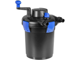 Ставочный фильтр, напорный Kruger Meier PondX UV 4000 с лампой 9 Вт и быстрой очисткой для декоративных водоемов.