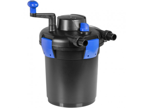 Ставочный фильтр, напорный Kruger Meier PondX UV 4000 с лампой 9 Вт и быстрой очисткой для декоративных водоемов.