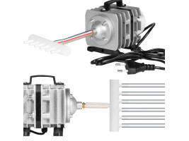 Компрессор Kruger Meier OxyPure Breeze 2400 для пруда 1200 л/ч с распределителем на 6 выходов