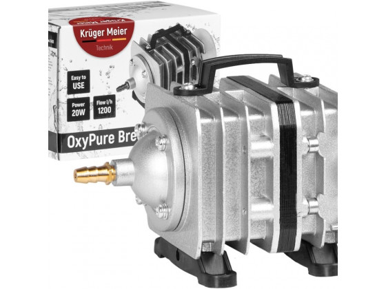 Компрессор Kruger Meier OxyPure Breeze 2400 для пруда 1200 л/ч с распределителем на 6 выходов