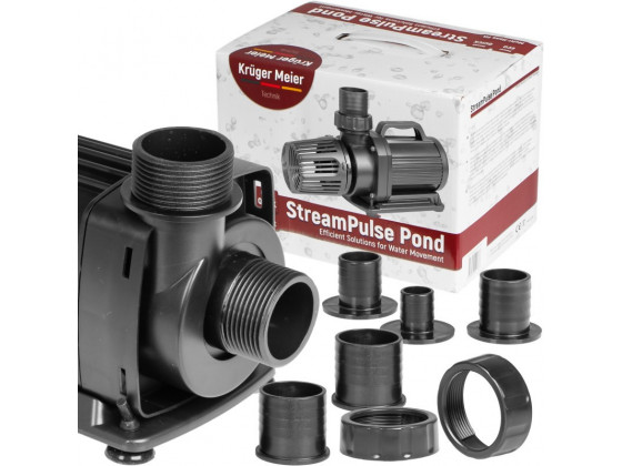 Энергоэффективный насос для пруда Kruger Meier StreamPulse Pond 15000 л/час с защитой