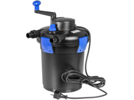 Ставочный фильтр, напорный Kruger Meier PondX UV 4000 с лампой 9 Вт и быстрой очисткой для декоративных водоемов.