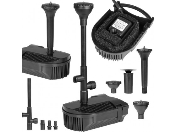 Фонтан-фильтр для пруда Kruger Meier FountainPure 2000 – 3 в 1: насос, фильтр, фонтан