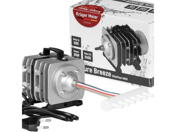 Компрессор Kruger Meier OxyPure Breeze 4800 для пруда 2400 л/ч с распределителем на 6 выходов
