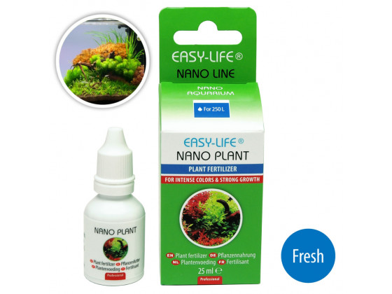 Удобрение без нитратов и фосфатов Easy-Life Nano Plant 25мл для нано-аквариумов