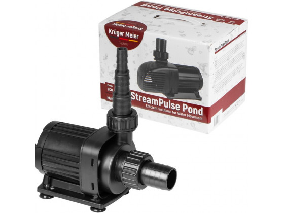 Энергоэффективный насос для пруда Kruger Meier StreamPulse Pond 4000 л/час с защитой
