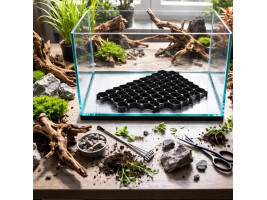 Решетка под грунт Kruger Meier Hardscape Grid 60x40 см для защиты дна аквариум