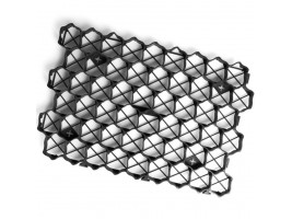 Решетка под грунт Kruger Meier Hardscape Grid 60x40 см для защиты дна аквариум