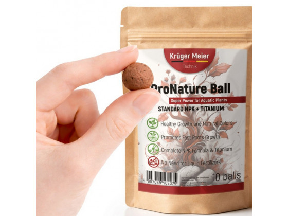 Питательные шарики Kruger Meier ProNature Ball 10 для аквариумных и террариумных растений