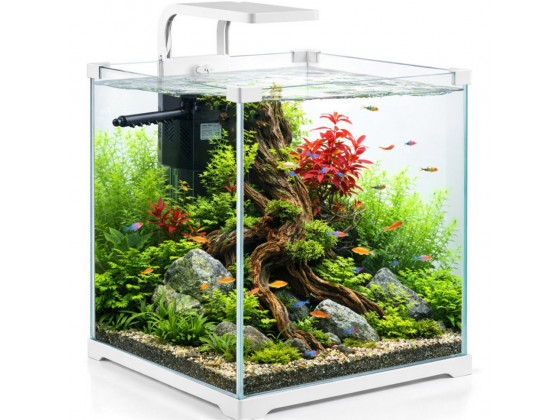 Аквариум комплект Kruger Meier Shrimp!One Pro 30 белый 15 л. 24x25x26.5 см