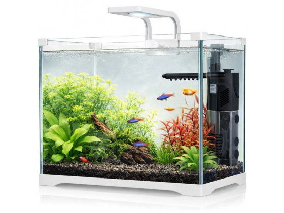 Аквариум комплект Kruger Meier Shrimp!One Pro 50 белый 25 л. 34.5x20.5x27 см