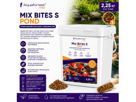 Корм для КОІ и прудовых рыб 3мм Aquaforest Mix Bites S POND 2,25кг